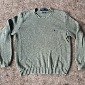 Polo by Ralph Lauren Sage Green Crewneck Sweater